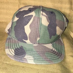New Camo custom fitted 6 panel hat 7 1/2 finl 365